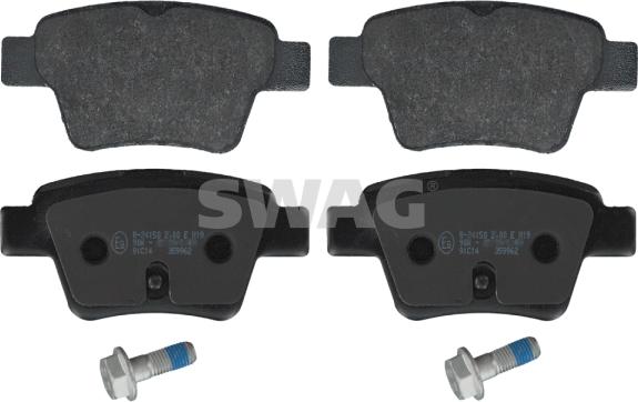 Swag 62 91 6715 - Brake Pad Set, disc brake autospares.lv