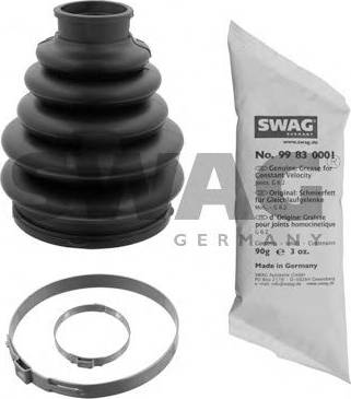 Swag 62 93 2662 - Bellow, drive shaft autospares.lv