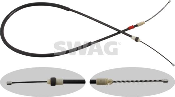 Swag 62 92 9363 - Cable, parking brake autospares.lv