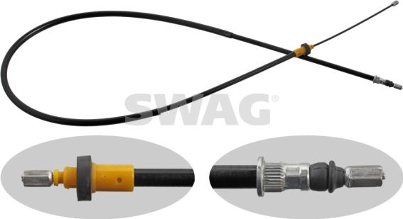 Swag 62 92 9362 - Cable, parking brake autospares.lv