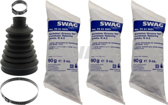 Swag 62 10 0299 - Bellow, drive shaft autospares.lv