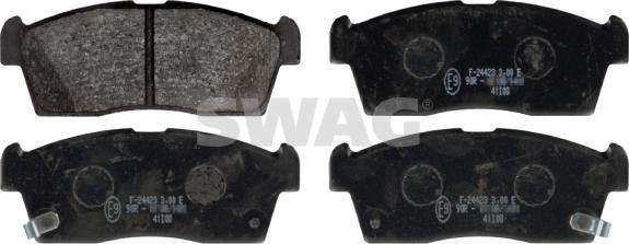 Swag 62 11 6048 - Brake Pad Set, disc brake autospares.lv