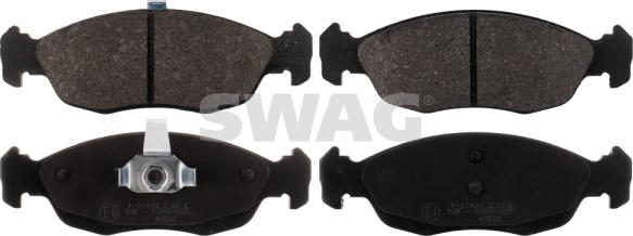 Swag 62 11 6164 - Brake Pad Set, disc brake autospares.lv