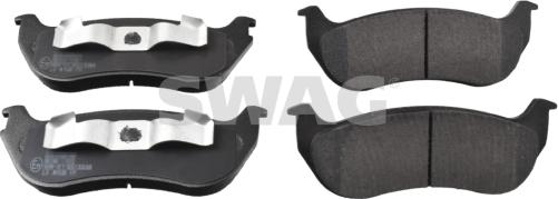 Swag 14 11 6335 - Brake Pad Set, disc brake autospares.lv