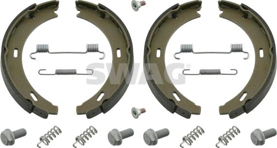 Swag 10 90 2100 - Brake Shoe Set, parking brake autospares.lv