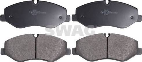 Swag 10 91 6945 - Brake Pad Set, disc brake autospares.lv