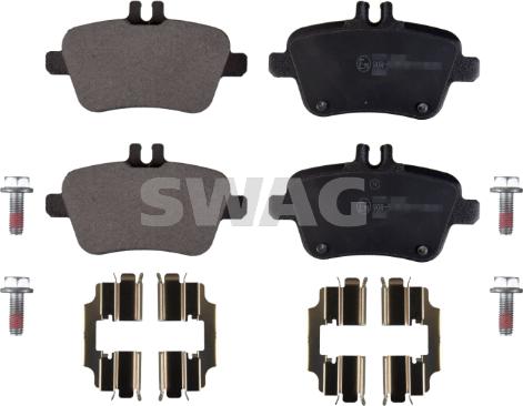 Swag 10 91 6901 - Brake Pad Set, disc brake autospares.lv