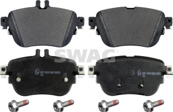 Swag 10 91 6970 - Brake Pad Set, disc brake autospares.lv