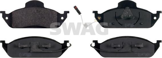 Swag 10 91 6410 - Brake Pad Set, disc brake autospares.lv