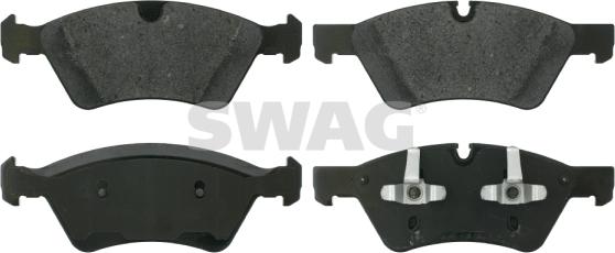 Swag 10 91 6621 - Brake Pad Set, disc brake autospares.lv
