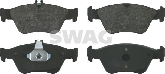 Swag 10 91 6027 - Brake Pad Set, disc brake autospares.lv