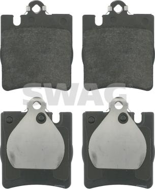 Swag 10 91 6149 - Brake Pad Set, disc brake autospares.lv