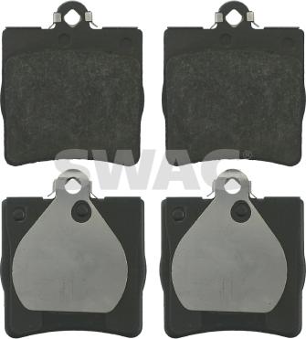 Swag 10 91 6147 - Brake Pad Set, disc brake autospares.lv