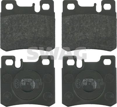 Swag 10 91 6153 - Brake Pad Set, disc brake autospares.lv