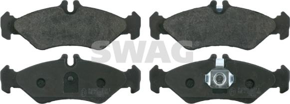 Swag 10 91 6162 - Brake Pad Set, disc brake autospares.lv