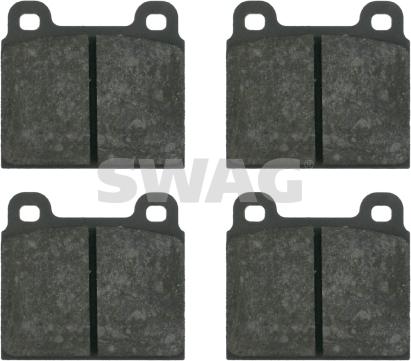 Swag 10 91 6134 - Brake Pad Set, disc brake autospares.lv