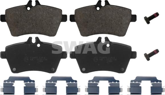 Swag 10 91 6807 - Brake Pad Set, disc brake autospares.lv