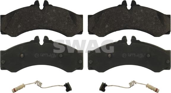 Swag 10 91 6811 - Brake Pad Set, disc brake autospares.lv