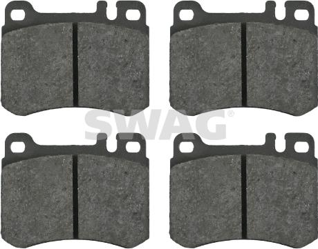 Swag 10 91 6246 - Brake Pad Set, disc brake autospares.lv