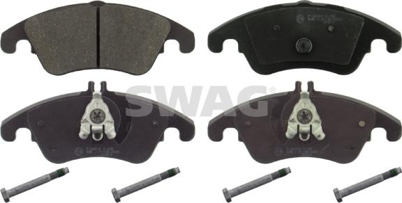 Swag 10 91 6777 - Brake Pad Set, disc brake autospares.lv