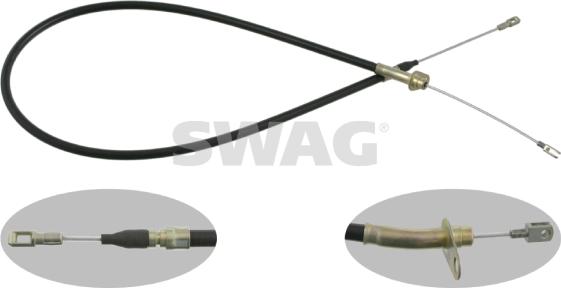 Swag 10 91 8115 - Cable, parking brake autospares.lv