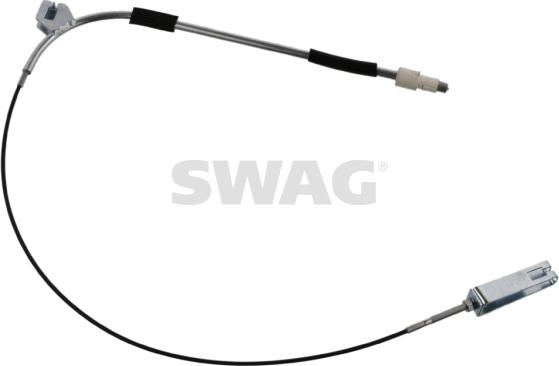 Swag 10 93 4910 - Cable, parking brake autospares.lv