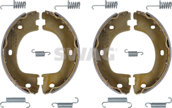 Swag 10 93 4314 - Brake Shoe Set, parking brake autospares.lv