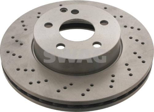 Swag 10 93 0552 - Brake Disc autospares.lv