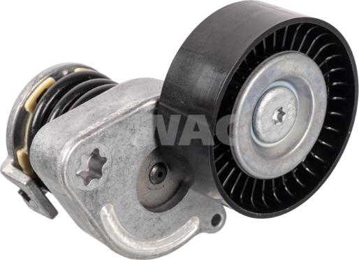 Swag 10 93 7697 - Belt Tensioner, v-ribbed belt autospares.lv