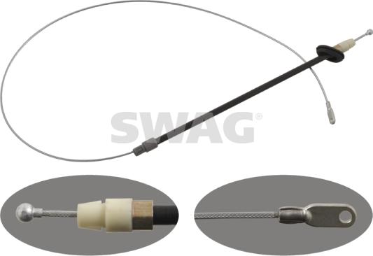 Swag 10 92 9845 - Cable, parking brake autospares.lv