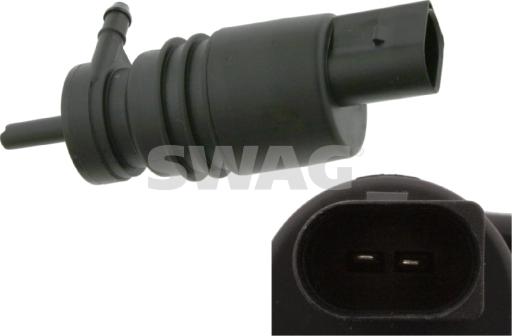 Swag 10 92 6257 - Water Pump, window cleaning autospares.lv