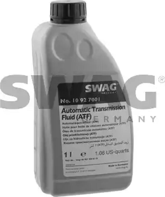 Swag 10 92 7001 - Transmission Oil autospares.lv