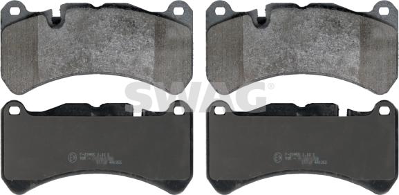 Swag 10 11 6138 - Brake Pad Set, disc brake autospares.lv