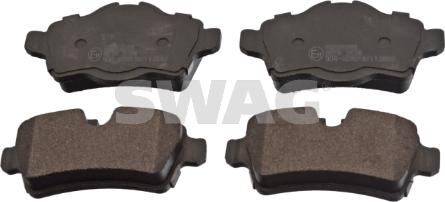 Swag 11 91 6742 - Brake Pad Set, disc brake autospares.lv