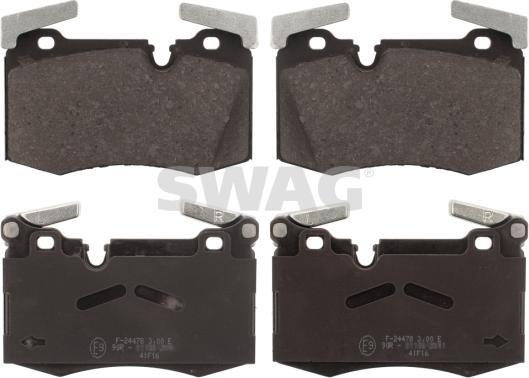 Swag 11 11 6145 - Brake Pad Set, disc brake autospares.lv