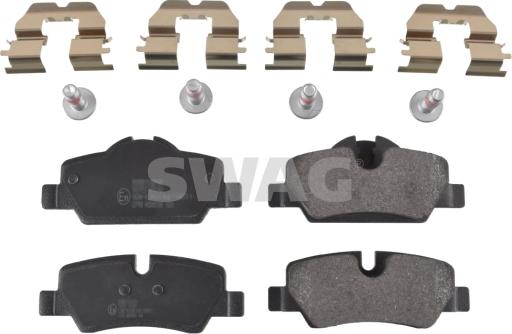 Swag 11 11 6290 - Brake Pad Set, disc brake autospares.lv