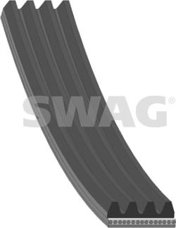 Swag 20 93 7519 - V-Ribbed Belt autospares.lv