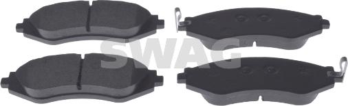 Swag 89 91 6510 - Brake Pad Set, disc brake autospares.lv