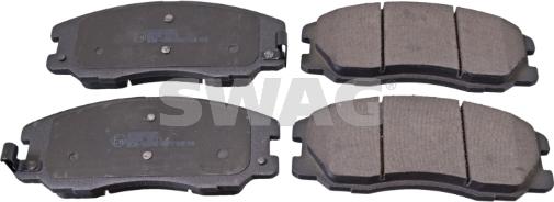 Swag 89 91 6632 - Brake Pad Set, disc brake autospares.lv