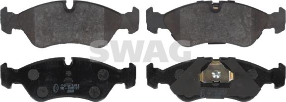 Swag 89 91 6339 - Brake Pad Set, disc brake autospares.lv