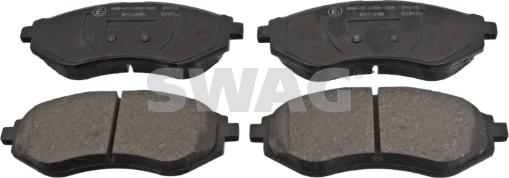 Swag 89 91 6721 - Brake Pad Set, disc brake autospares.lv