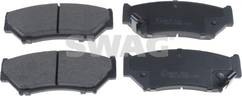 Swag 84 91 6657 - Brake Pad Set, disc brake autospares.lv