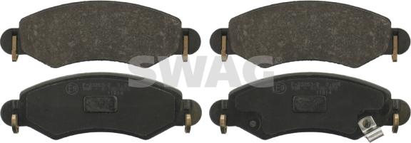 Swag 84 91 6794 - Brake Pad Set, disc brake autospares.lv