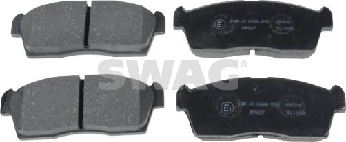 Swag 84 91 6740 - Brake Pad Set, disc brake autospares.lv