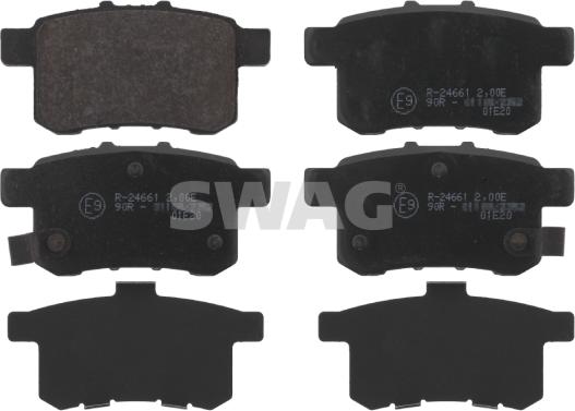 Swag 85 91 6766 - Brake Pad Set, disc brake autospares.lv