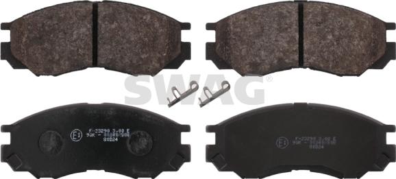 Swag 80 91 6645 - Brake Pad Set, disc brake autospares.lv