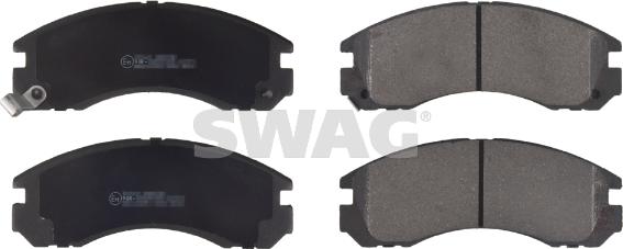 Swag 80 91 6776 - Brake Pad Set, disc brake autospares.lv