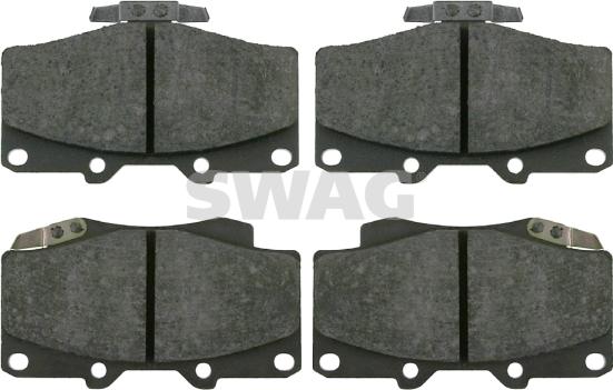 Swag 81 91 6537 - Brake Pad Set, disc brake autospares.lv
