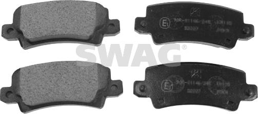 Swag 81 91 6577 - Brake Pad Set, disc brake autospares.lv