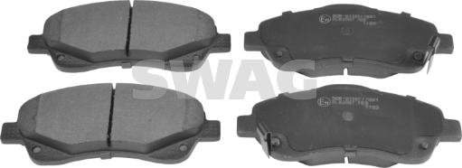Swag 81 91 6653 - Brake Pad Set, disc brake autospares.lv
